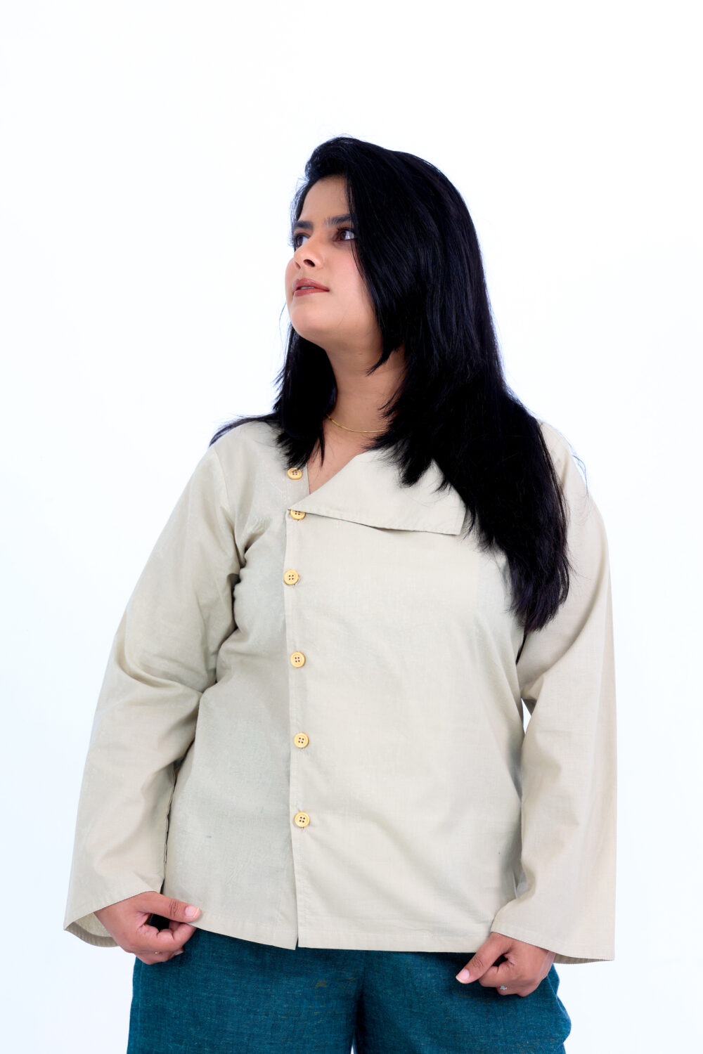 Organic Herbal-Dyed Cotton Shirt – Sustainable, Comfortable, and Timeless