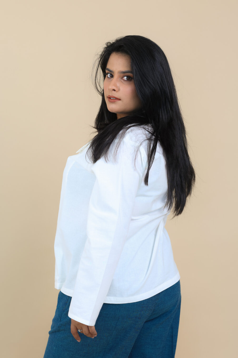 Organic Poplin Flap Shirt - Image 3