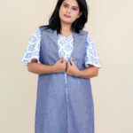 Organic Chambray Longline Jacket