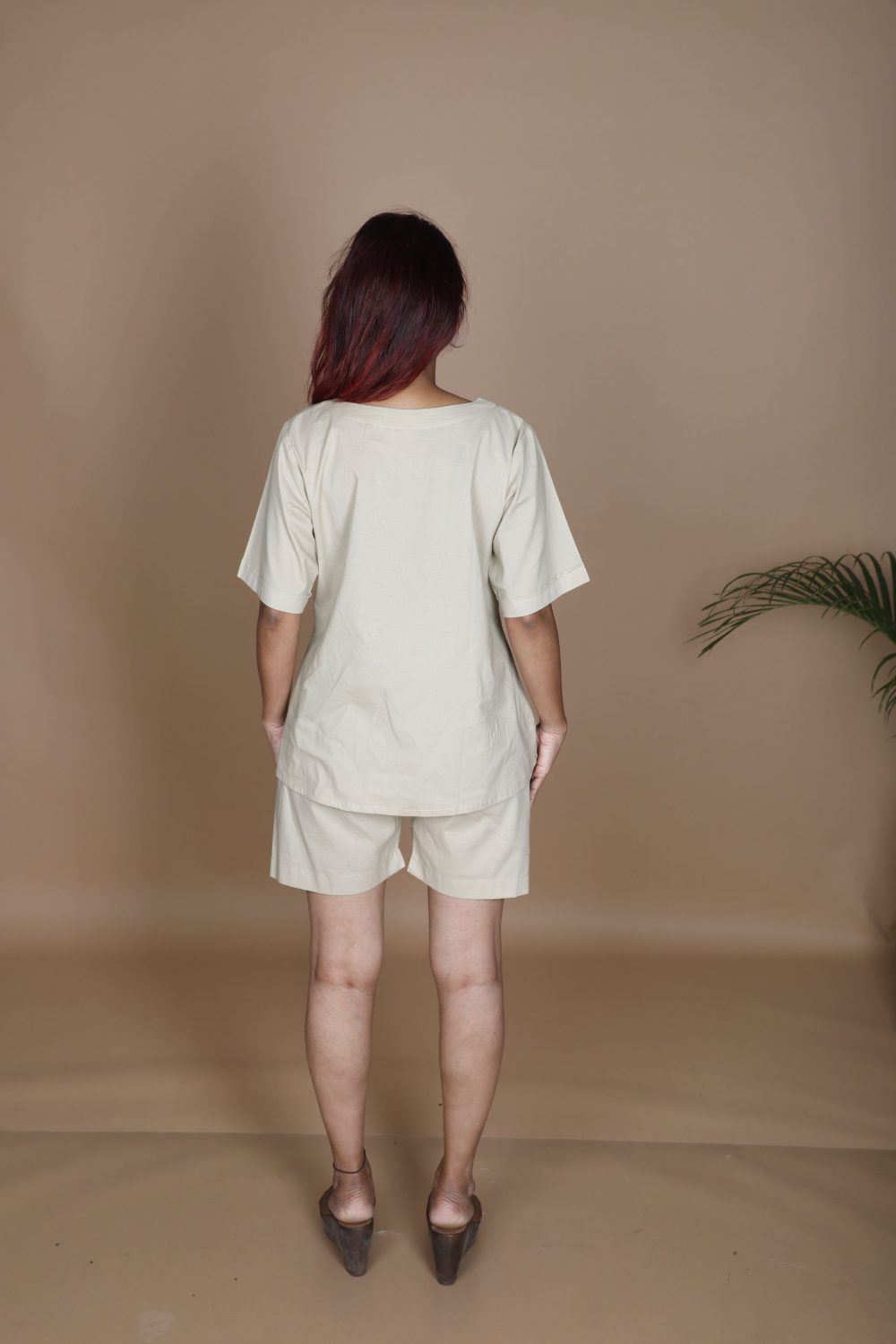 Classic Cotton Tie-Waist Shorts - Image 4