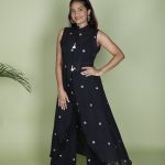 Classic Black Jamdani Kurti set