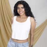 White Corset | White Cotton Top for Woman