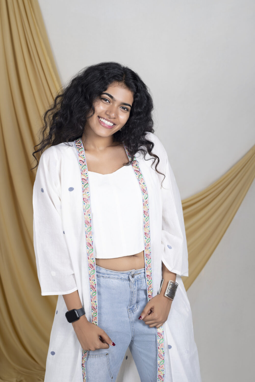 White Corset | White Cotton Top for Woman - Image 3