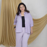 Lavender Organic Cotton Co-ord Set for Women